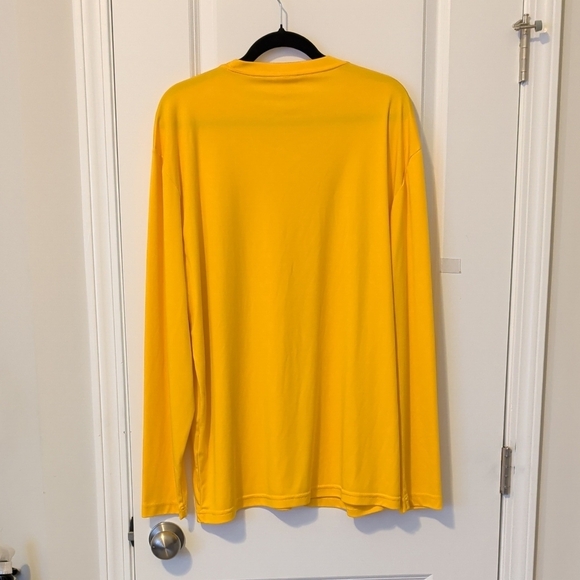 Sporttek  Size XLYellow Men's Long Sleeve Shirt - Picture 2 of 5